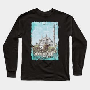 Blue Mosque Long Sleeve T-Shirt